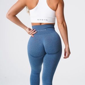 NVGTN Slate Blue Leggings - Never Worn